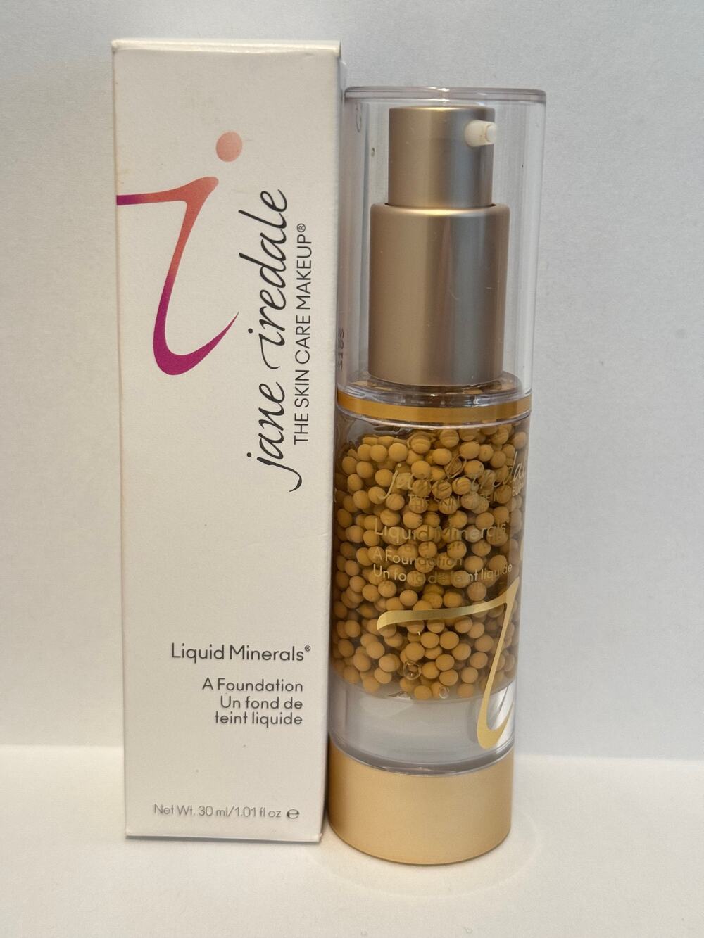 Jane Iredale Liquid Minerals Foundation - Latte - NEW IN BOX